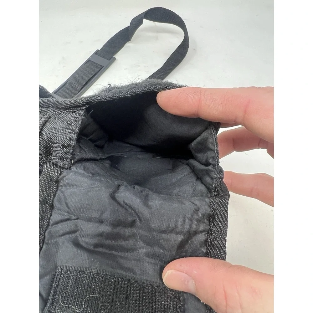 VINTAGE ORIGINAL NINTENDO GAME BOY BLACK CARRY CASE SOFT SHOULDER BAG w/ POCKETS